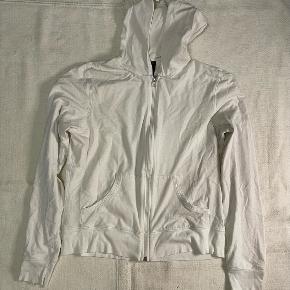 GAP Cream Zip-Up Jacket